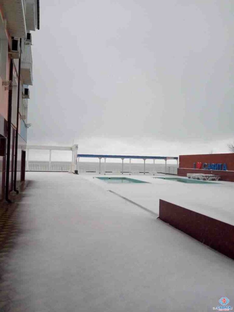 Снег в Николаевке фото
